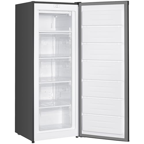 Thumbnail 14 de homeX FS1682E-S Gefrierschrank – 168 L Nutzinhalt, leiser Frei- stehender Tiefkühlschrank in Silber