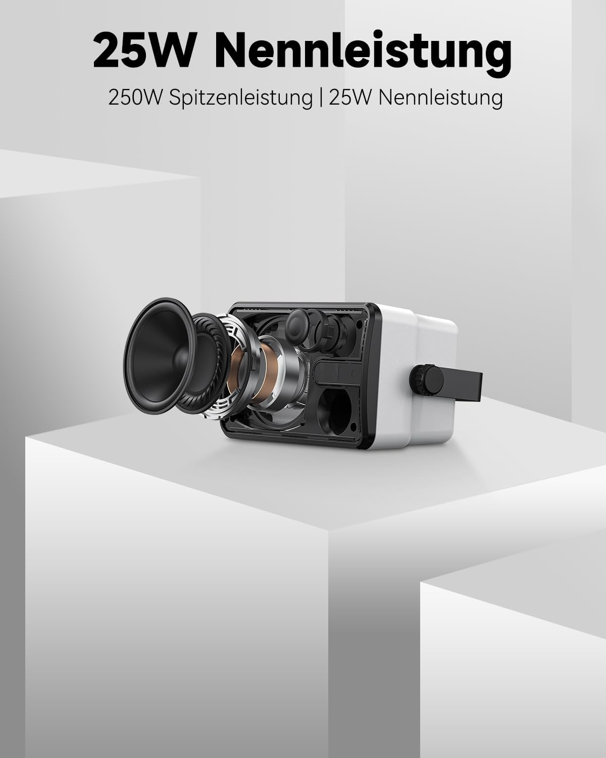 Detalle de Plyee Audio MZ-632 250W Bluetooth-Lautsprecher 2er-Pack