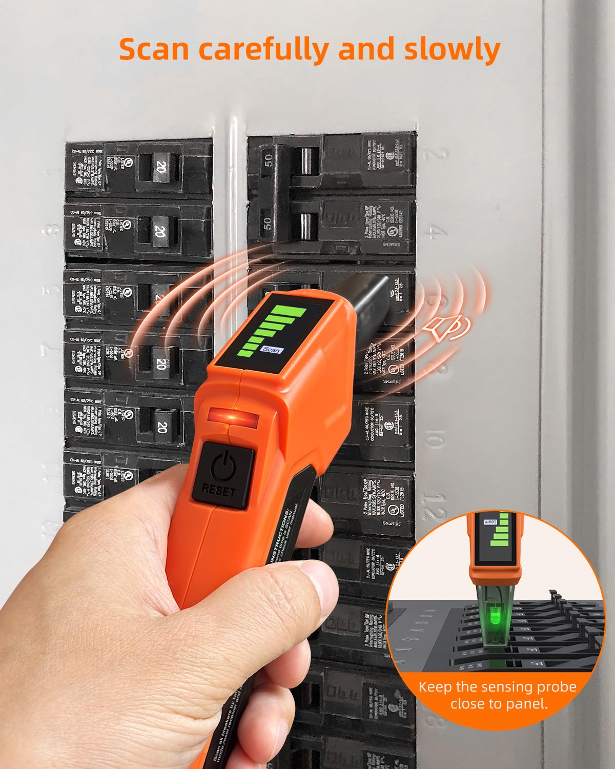 Thumbnail 3 de FOCEMTA Circuit Breaker Finder Kit with GFCI Tester