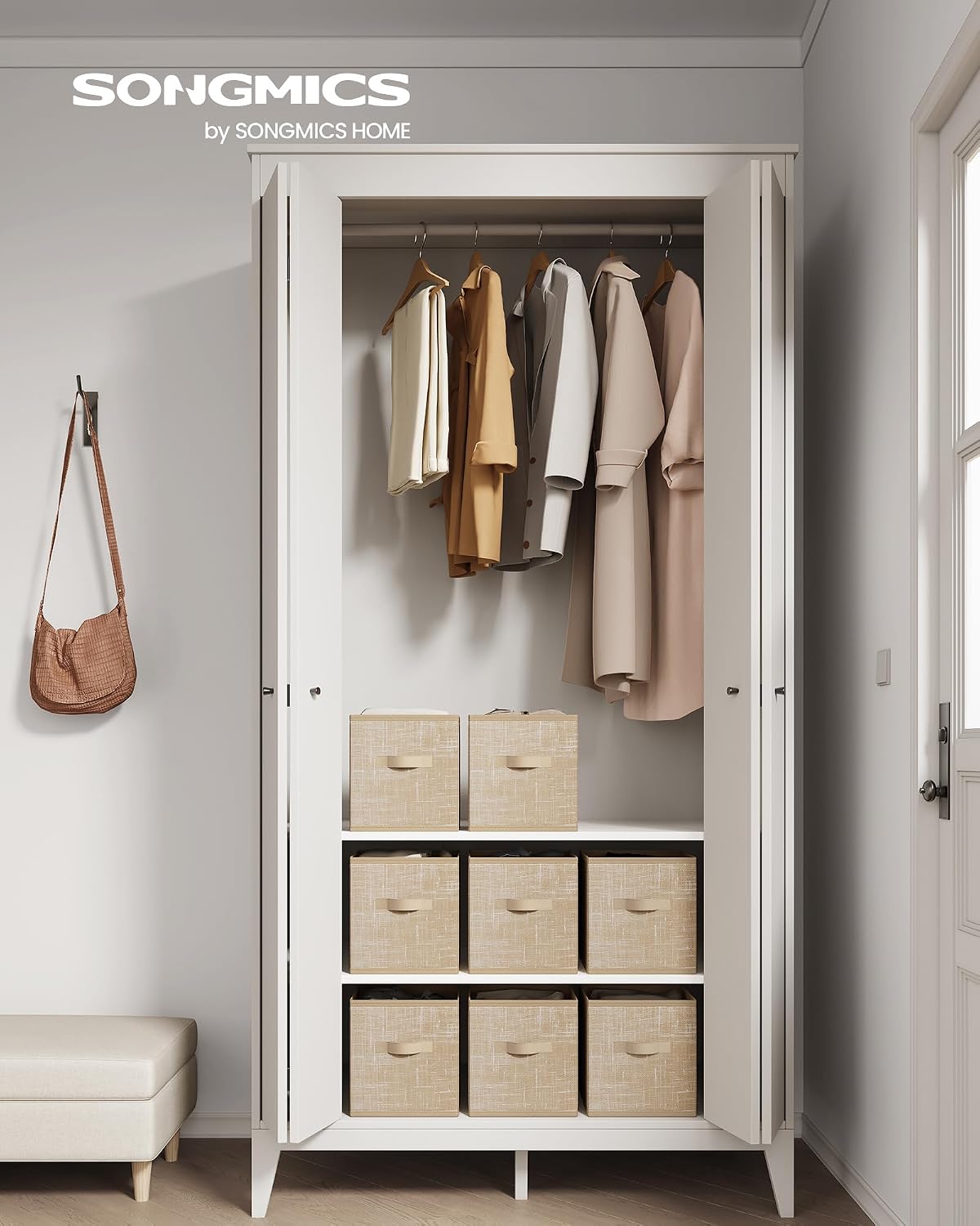 Detalle de SONGMICS Storage Cubes 26 x 26 x 28 cm