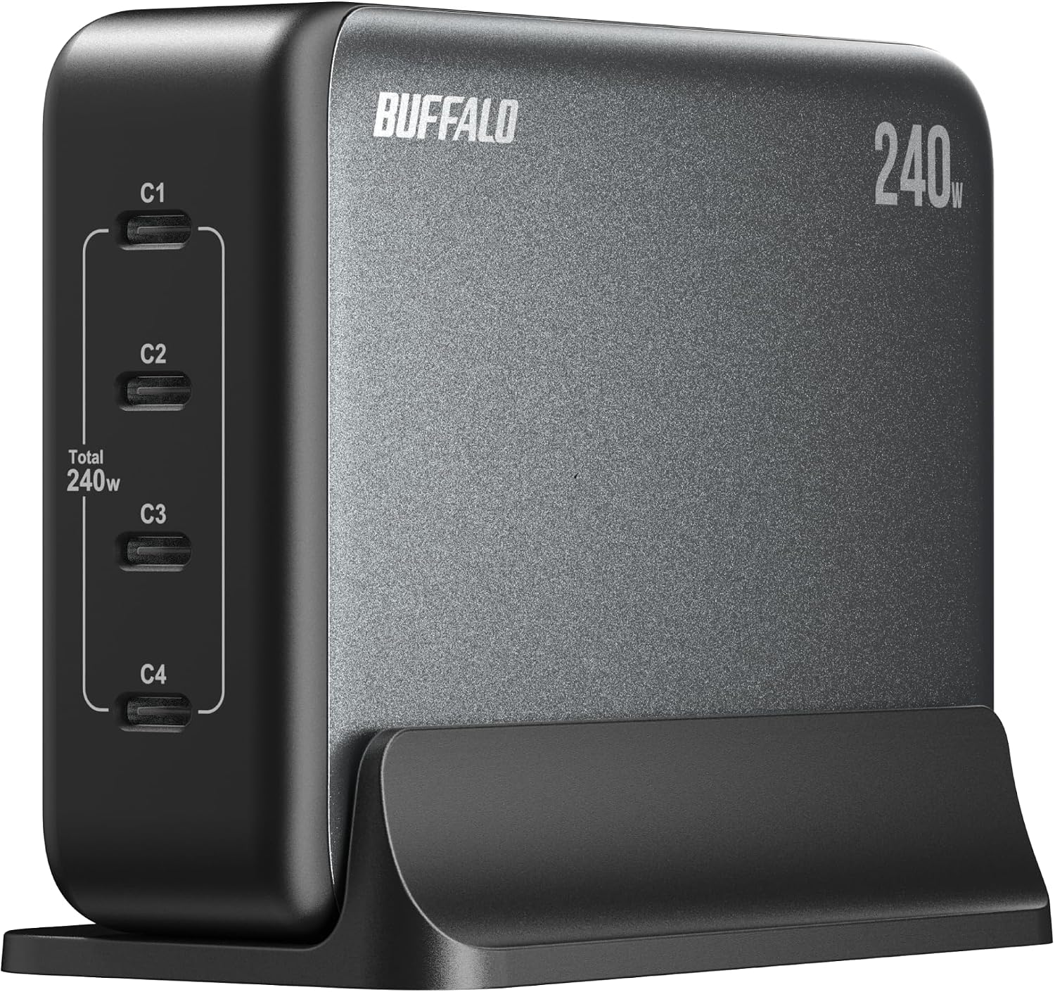 Detalle de バッファロー BSACPD24005C4BK 充電器 USB Type-C 4ポート・合計240W