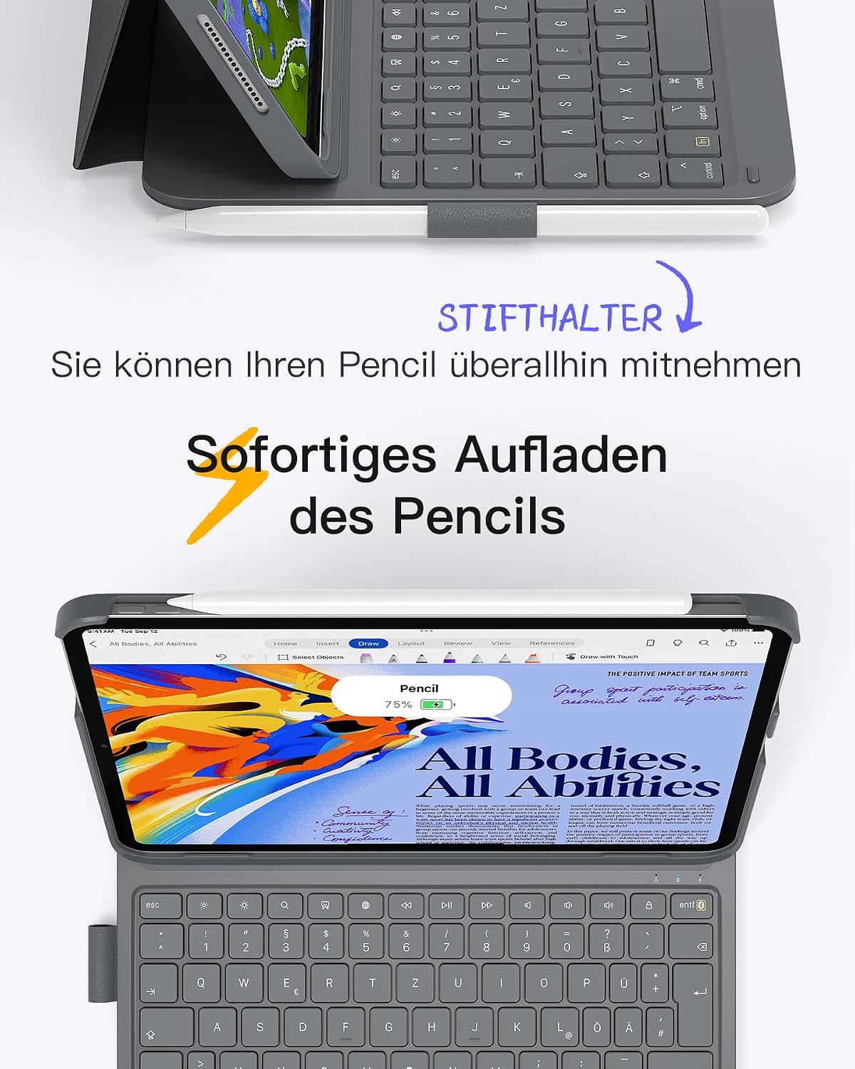Thumbnail 5 de Inateck AirTap BK2007 Hülle 11 Zoll