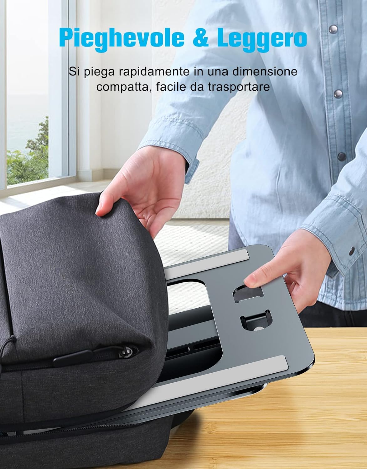 Thumbnail 3 de Babacom Supporto PC Portatile 10-16"