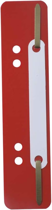 Detalle de Durable Heftstreifen Kunststoff Flexi – farbig sortiert, 1 Packung á 250 Stück, 38 x 150 mm (60/80 Lochung), Made in Germany