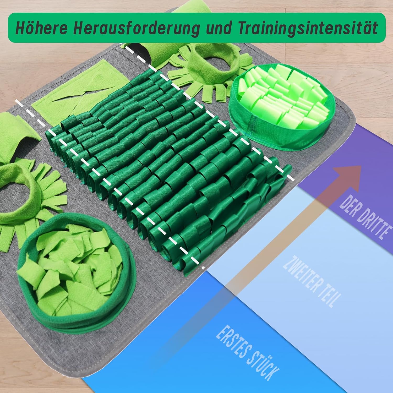 Thumbnail 4 de HDOELGP Schnüffelteppich 44 x 66 cm für Hunde