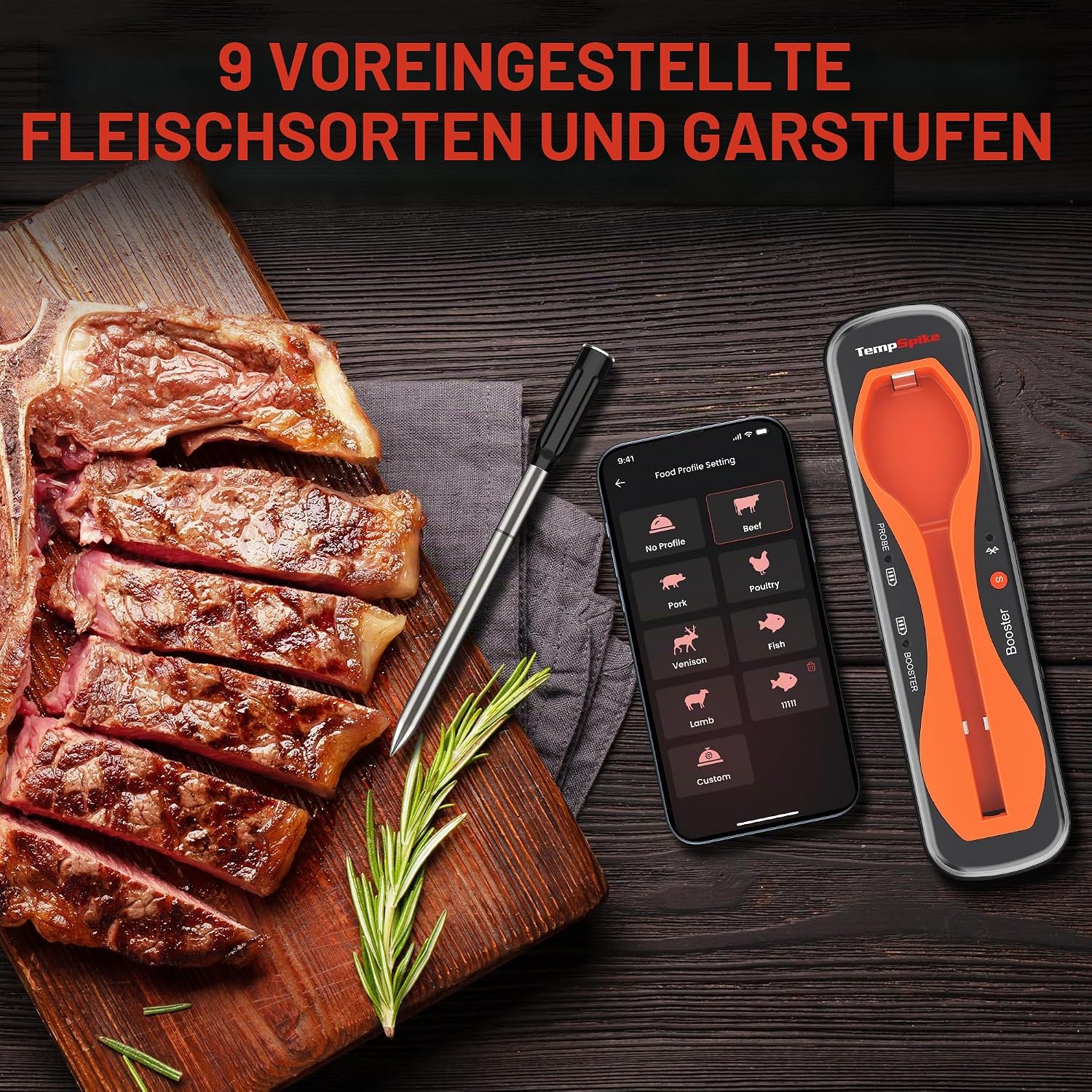 Thumbnail 6 de ThermoPro TempSpike Fleischthermometer Bluetooth