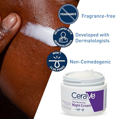 Thumbnail 1 de CeraVe Night Cream: Overnight Hydration with Peptide Complex and Ceramides