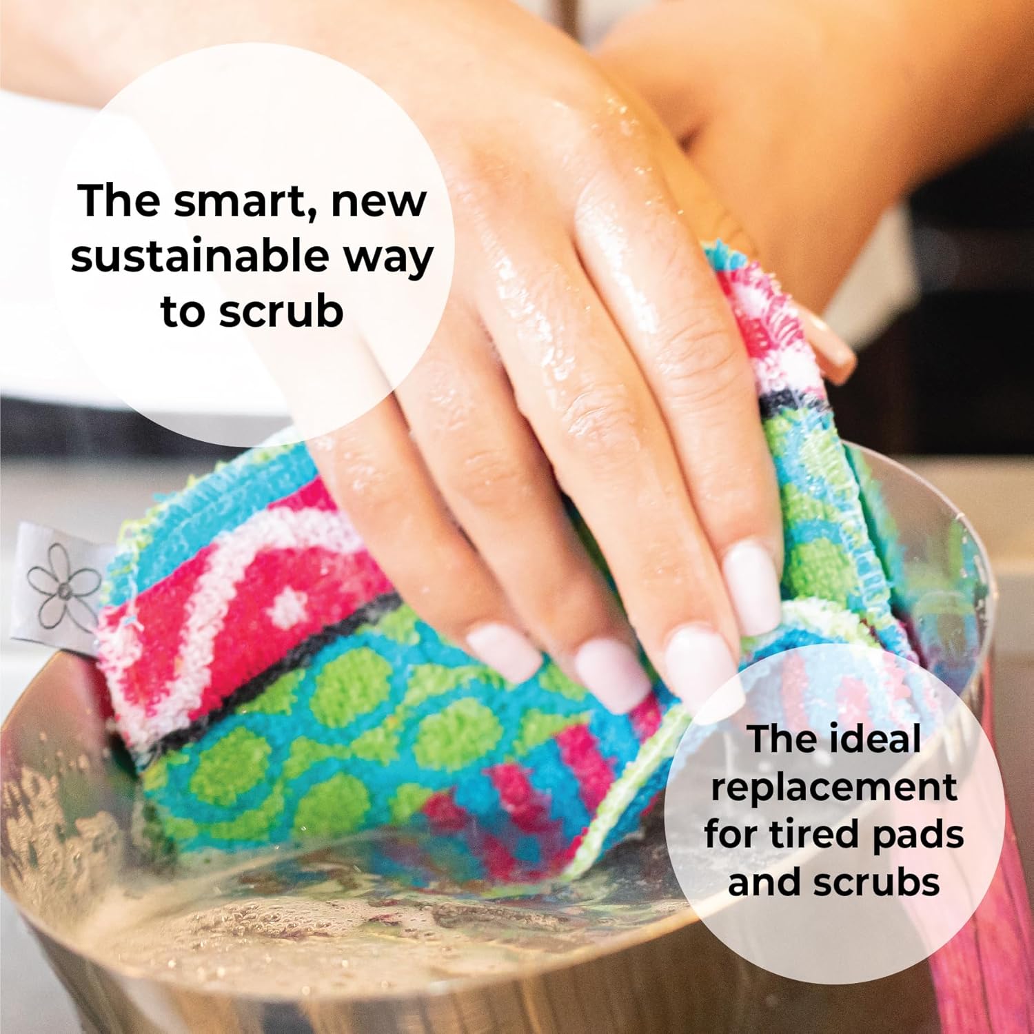 Thumbnail 6 de Skoy Scrub 4-Pack Reusable Non-Scratching Dish Scrubber