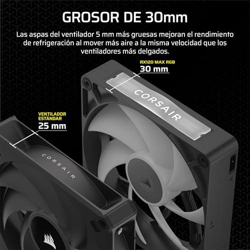 Thumbnail 2 de CORSAIR iCUE LINK RX120 MAX RGB ventilador 120mm