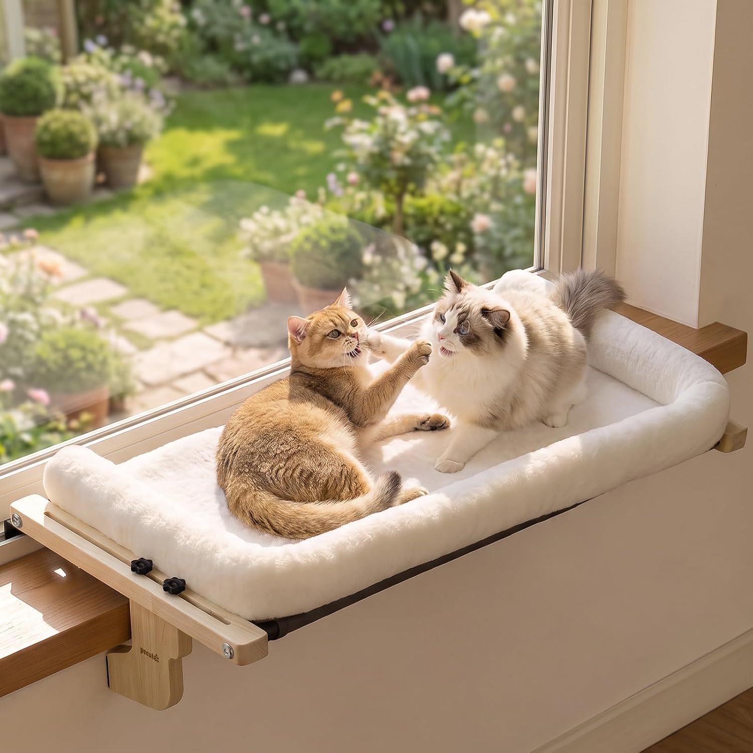 Detalle de Pecute Cat Windowsill Perch, 31.50-Inch
