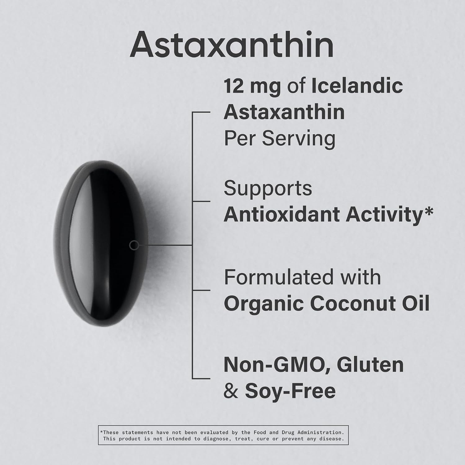 Detalle 2 de Sports Research FG221 Icelandic Astaxanthin 12 mg Softgels with Coconut Oil