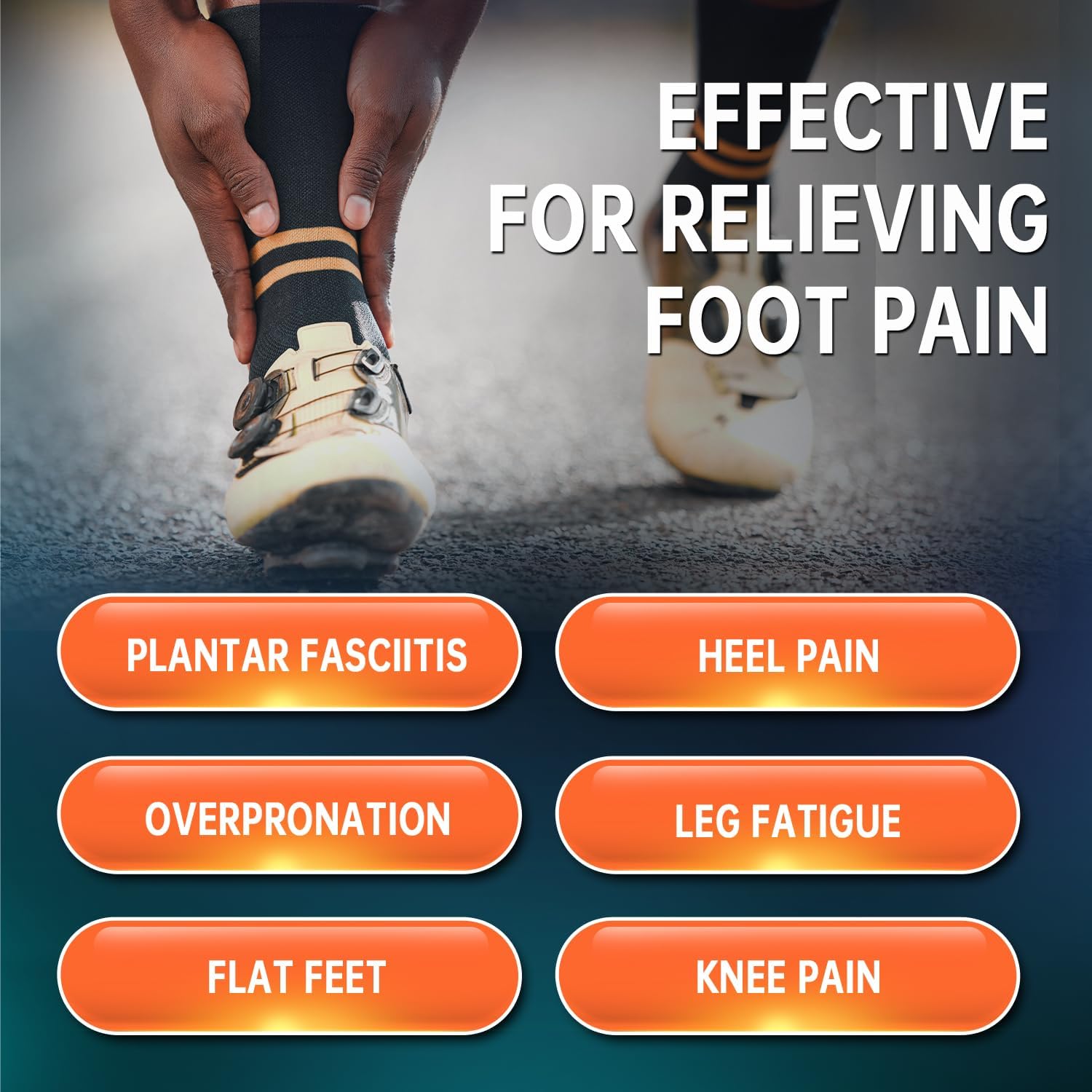 Detalle 2 de PCSsole Plantar Fasciitis Insoles 220 lbs 🦶