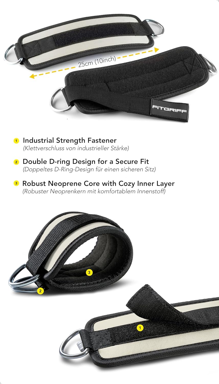 Thumbnail 2 de Fitgriff Tobilleras Poleas Gym V1 (2 piezas)