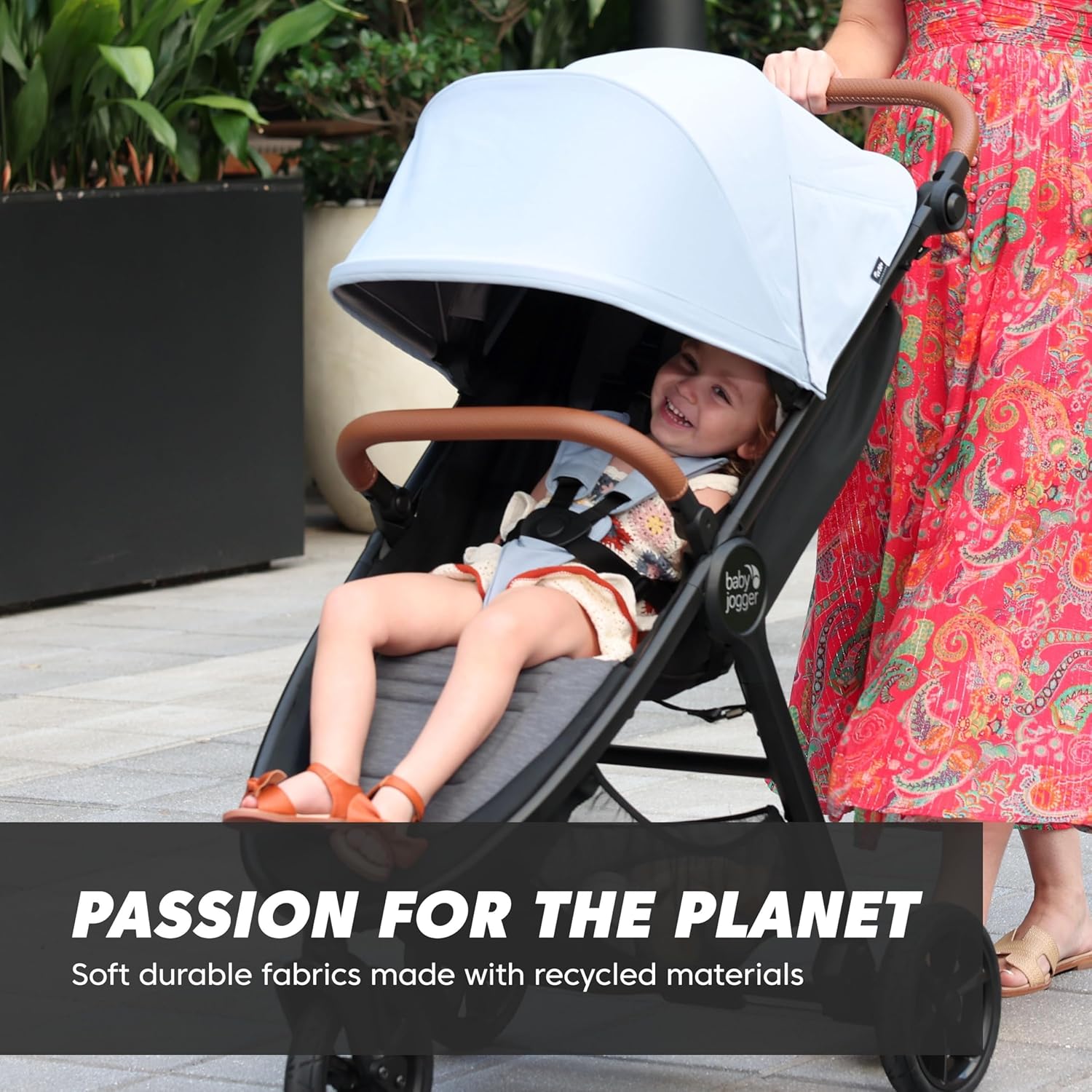 Thumbnail 2 de Baby Jogger City Mini GT2 Single Stroller (Eco-Friendly Series) with Infant Car Seat Adapters, Slate Fog
