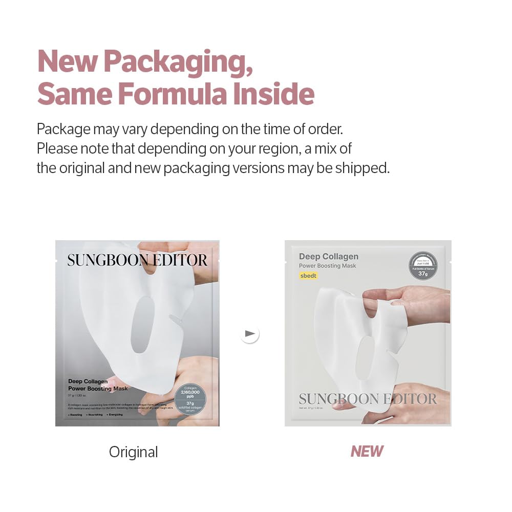Thumbnail 1 de SUNGBOON EDITOR Deep Collagen Overnight Mask 4ea