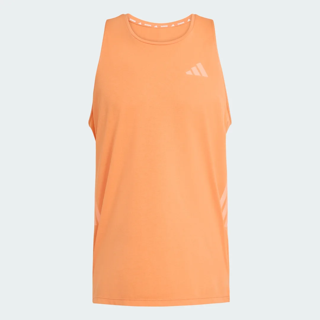 Detalle 2 de Camiseta técnica de running adi365 CLIMACOOL de Adidas – naranja