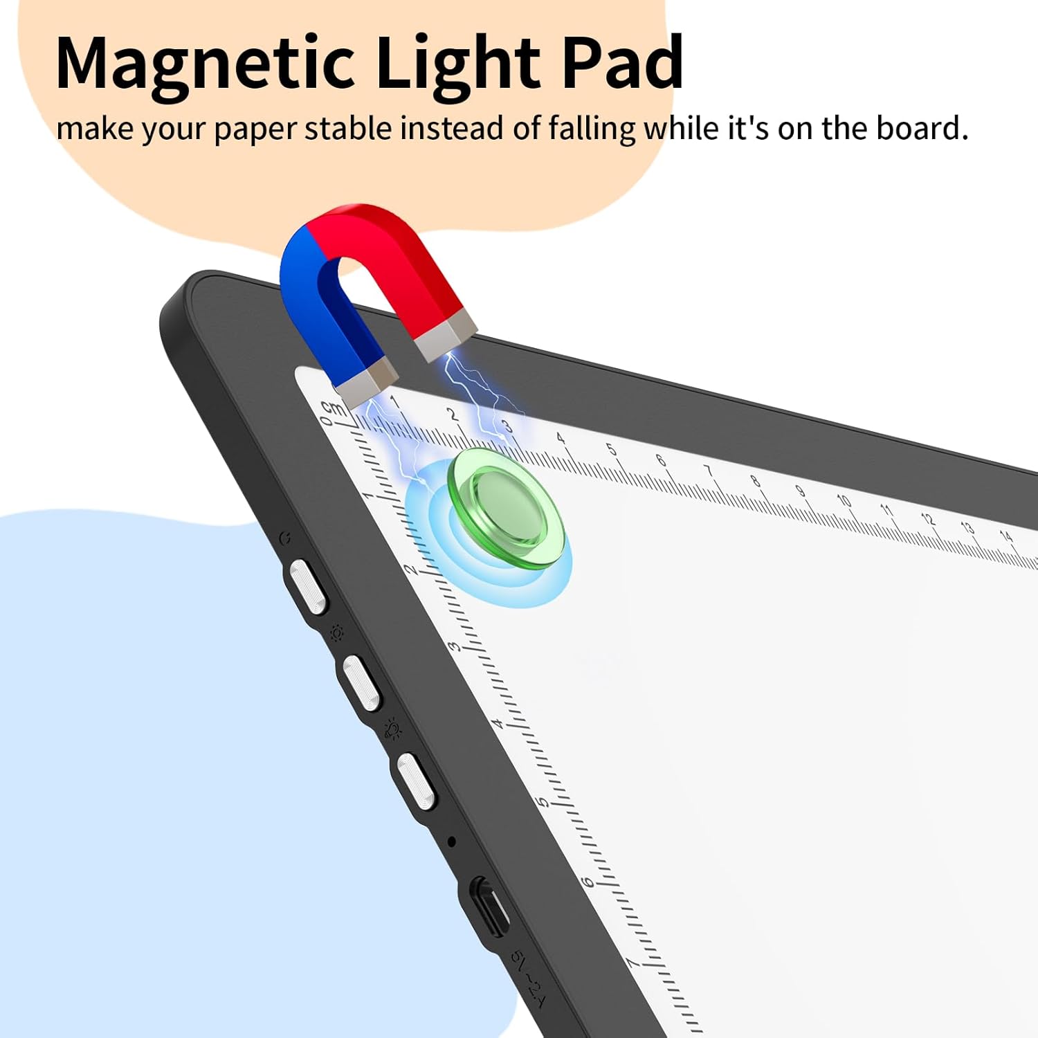 Thumbnail 5 de Elice Magnetic A3 Light Board — LED tracing pad 📷