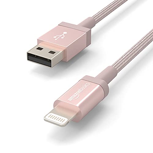Thumbnail 2 de Amazon Basics Cable Lightning a USB-A 1.8 m Oro Rosa 📱