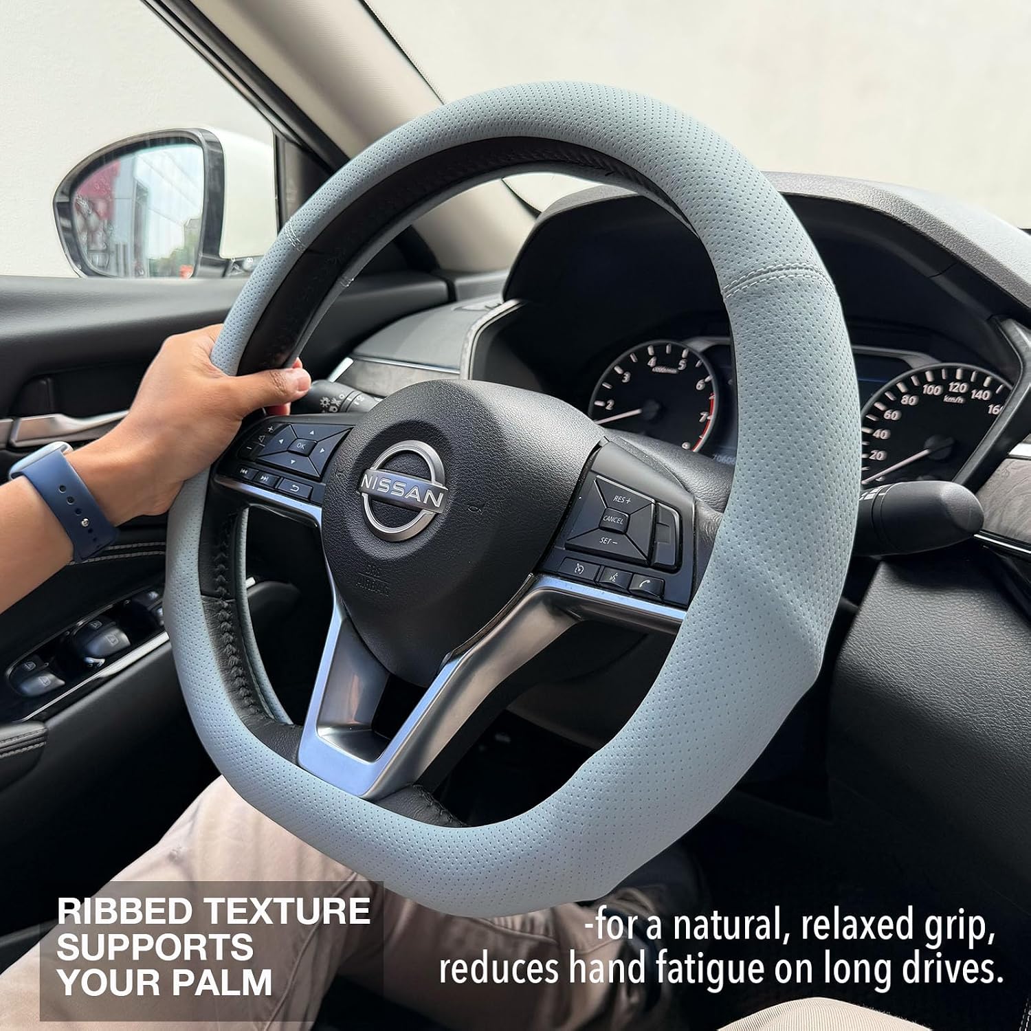 Thumbnail 1 de PINCTROT Steering Wheel Cover 14.5-Inch