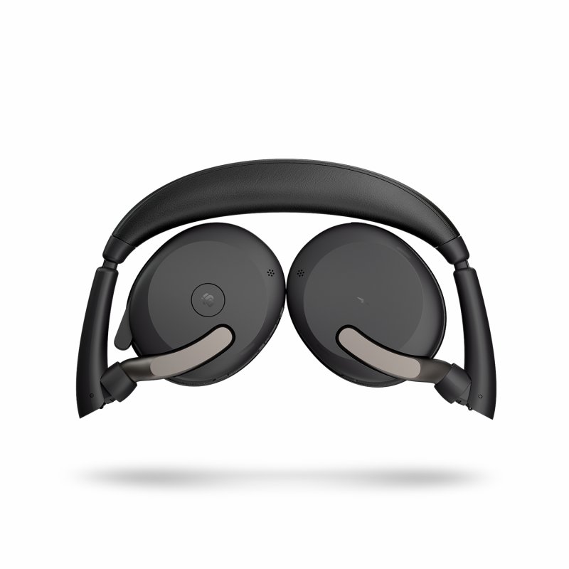 Detalle 2 de Jabra Evolve2 65 Flex: Auriculares diadema Bluetooth para oficina con micrófono plegable (Negro)