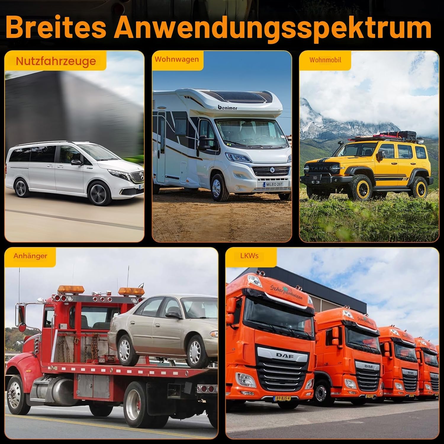 Thumbnail 6 de Aissom Rückleuchten Set 12V für Anhänger