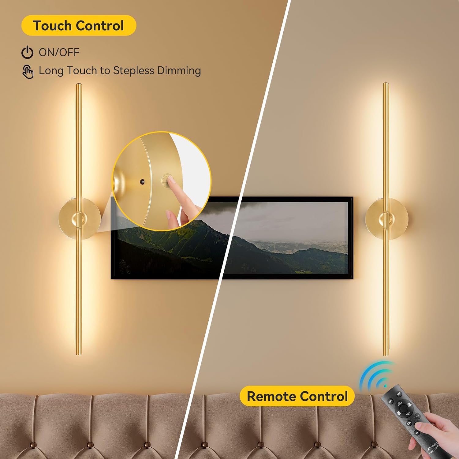 Detalle de Rechargeable Wall Sconces, 8000mAh