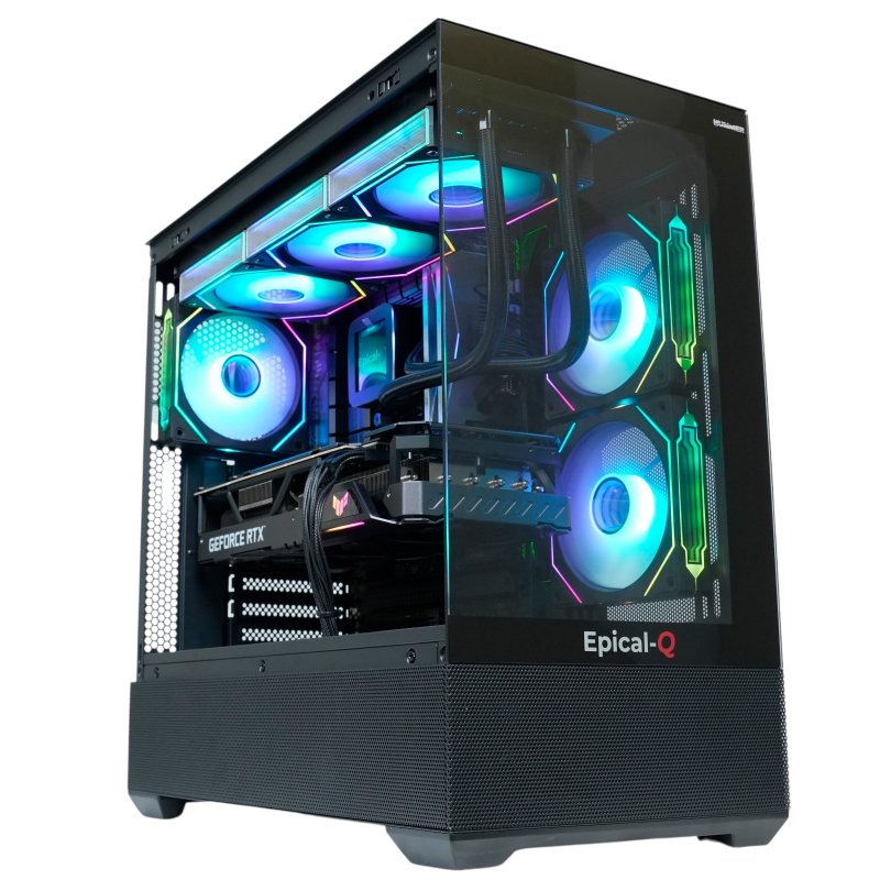 Detalle de Epical-Q Haink con AMD Ryzen 7 9800X3D, 64GB, 2TB SSD y RTX 5070 Ti