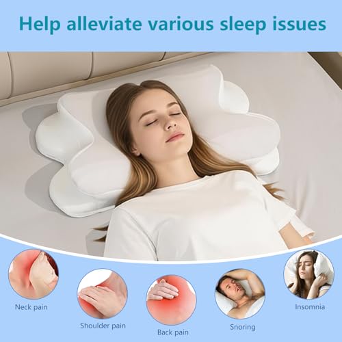 Thumbnail 2 de Almohada cervical LOVPIS 2 en 1: soporte ergonómico y dos alturas para dormir de lado