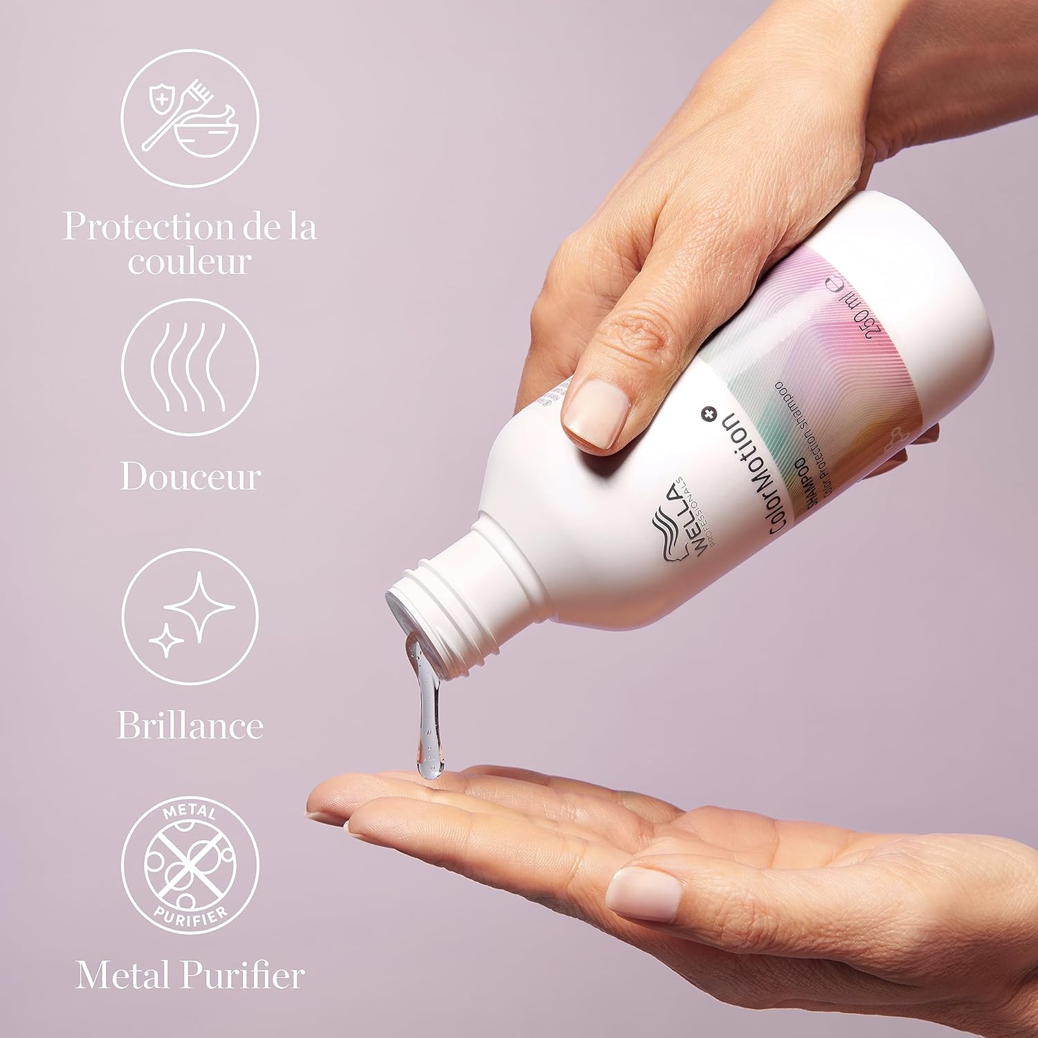 Thumbnail 2 de Wella Professionals COLORMOTION+ Shampoing protecteur de couleur pour cheveux colorés et abîmés