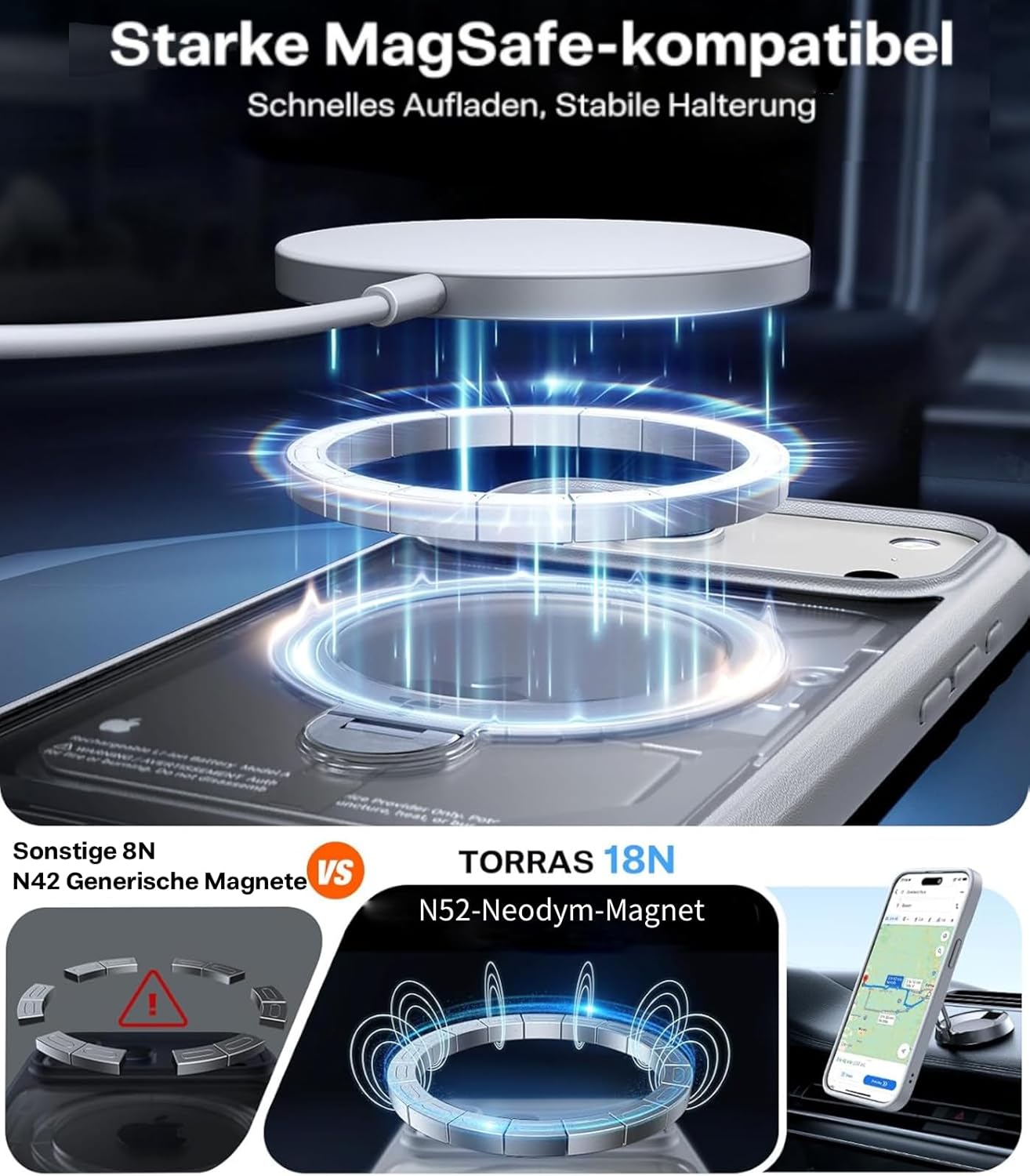 Thumbnail 3 de TORRAS Ostand Q3 Spin für iPhone 17 Pro Hülle