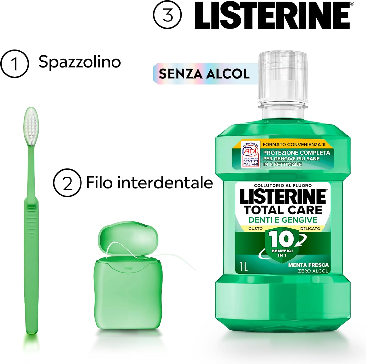 Thumbnail 5 de LISTERINE Denti e Gengive collutorio 2 x 1L 🦷
