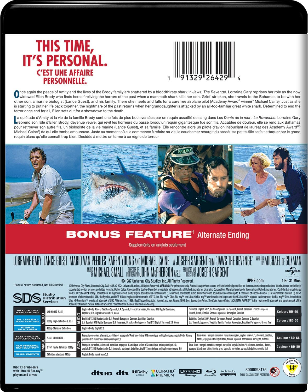 Thumbnail 2 de Jaws: The Revenge – 4K Ultra HD + Blu-ray (Bilingual)