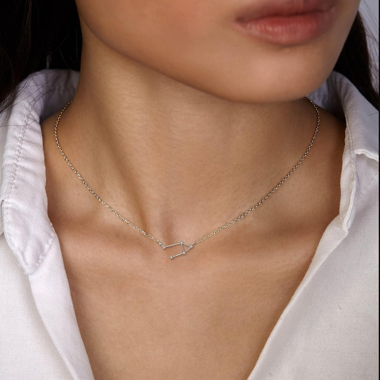 Thumbnail 4 de Clearine Collier Signes du Zodiaque Argent 925 – Pendentif Constellation 2 Couleurs