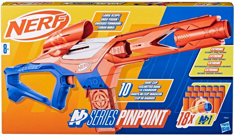 Detalle de Nerf N Series Pinpoint Blaster 10er Magazin