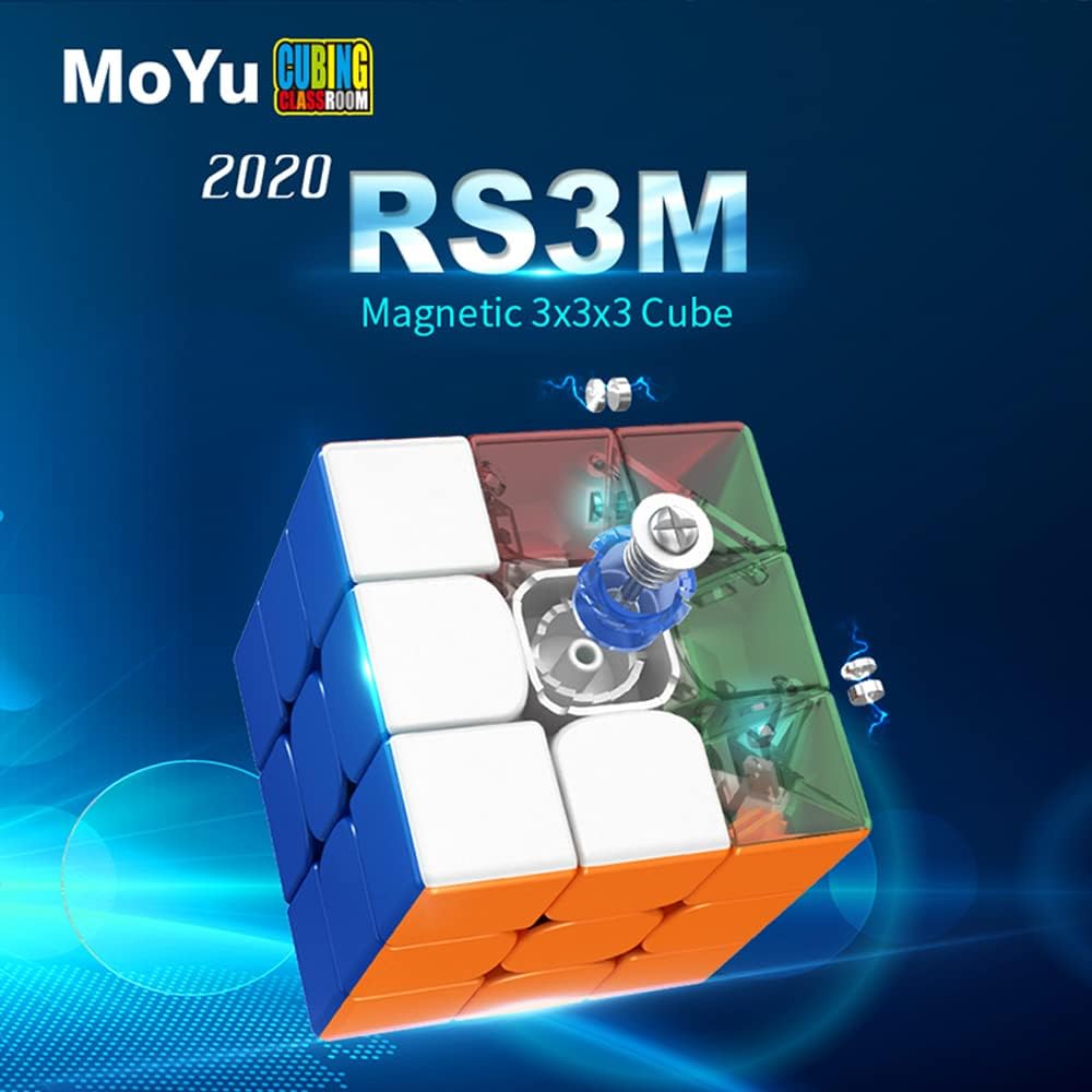 Thumbnail 1 de EACHHAHA Magnetischer MOYU RS3M 3x3 Speed Cube – Präzise, magnetisch, ideal fürs Training