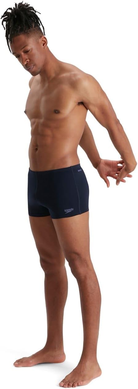 Detalle de Speedo Eco Endurance+ Aquashort Swimming Trunks: Chlorine-Resistant, Recycled Fabric
