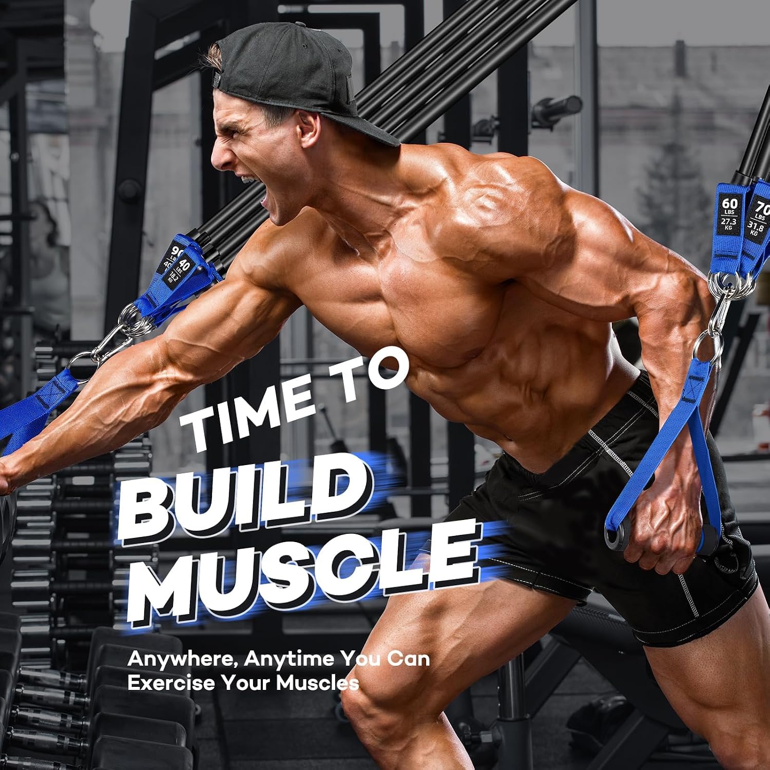 Thumbnail 6 de NITEEN Resistance Bands Set, 6 levels