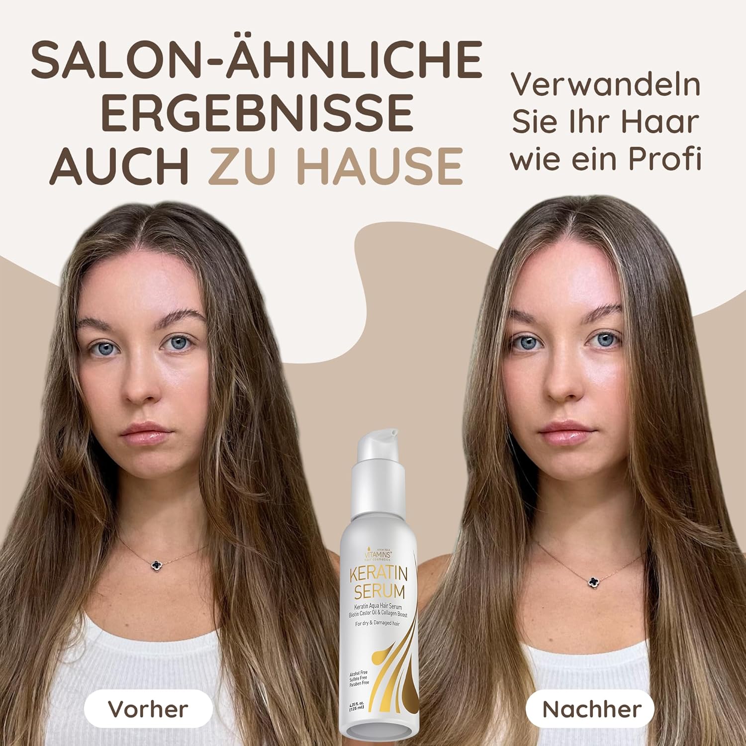 Detalle 2 de Vitamins Haar Serum Keratin 50 ml