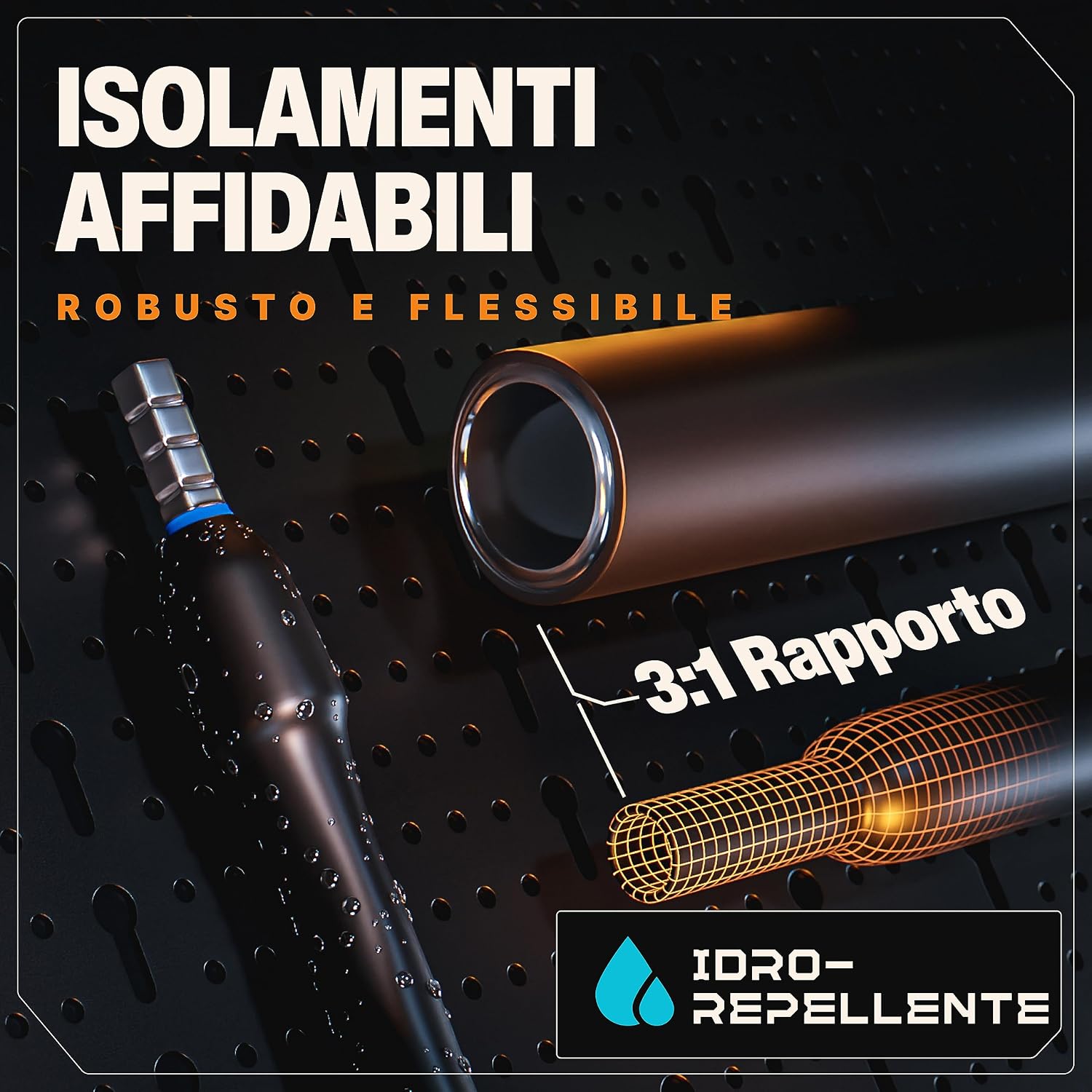 Thumbnail 4 de BAURIX Set guaine termorestringenti 180 pezzi 88 mm