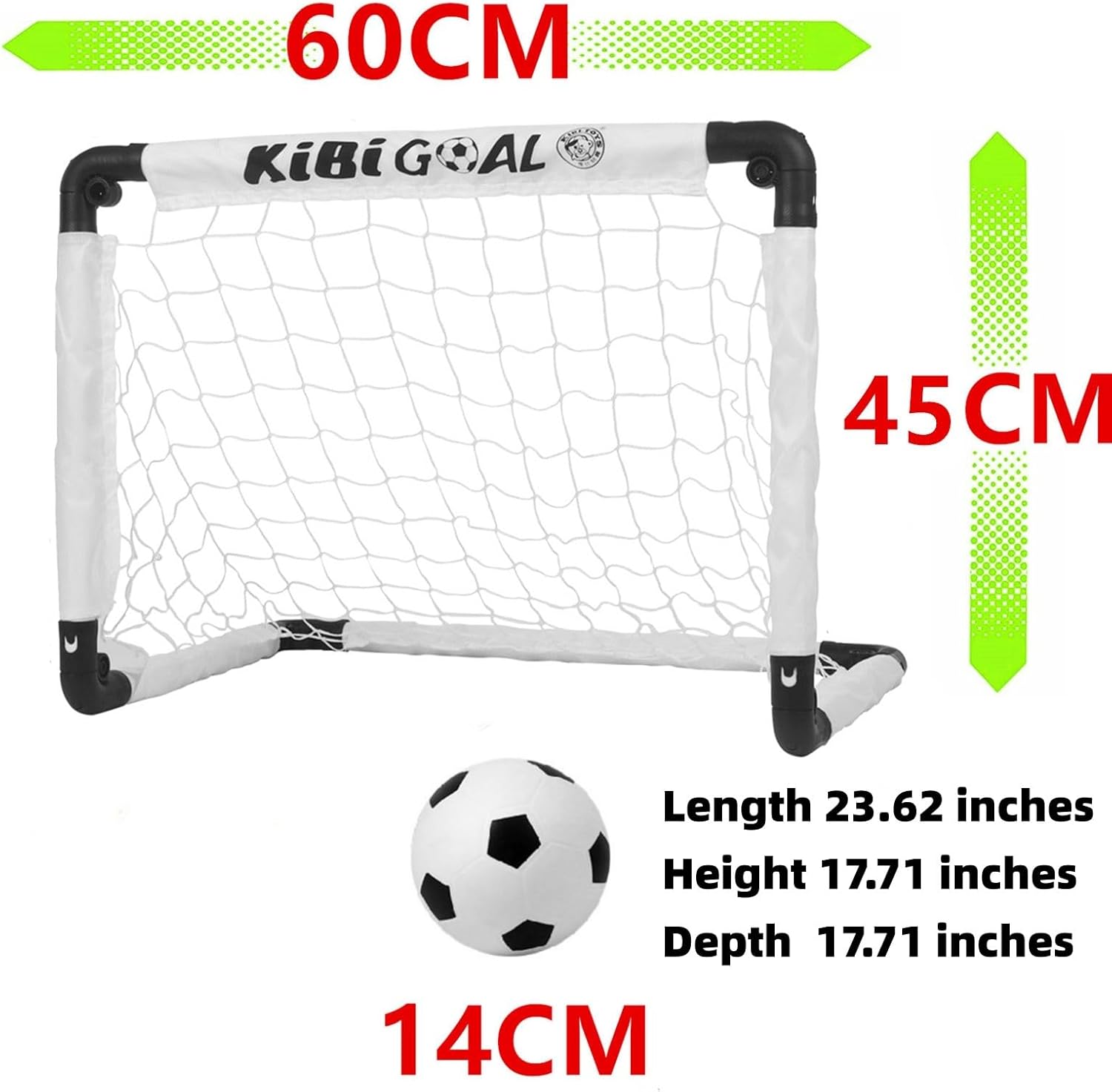 Detalle de LZHDZQD kids football goal 60x45x45cm