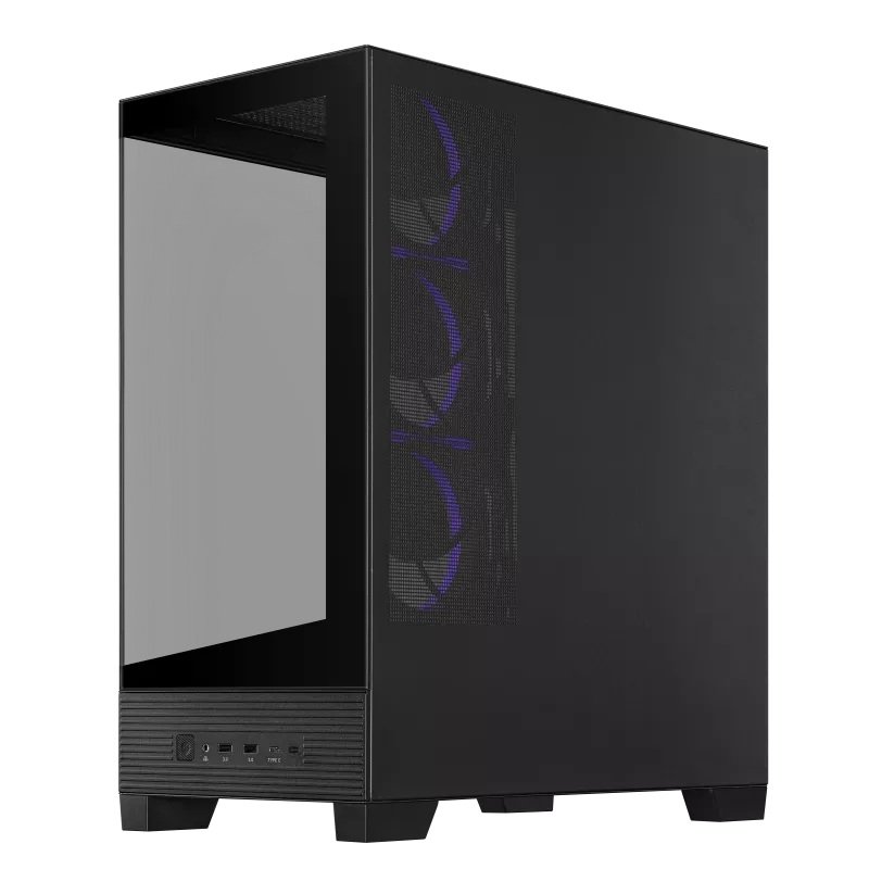 Thumbnail 2 de ASUS A31 PLUS caja mid tower ATX doble cristal templado negra 🖥