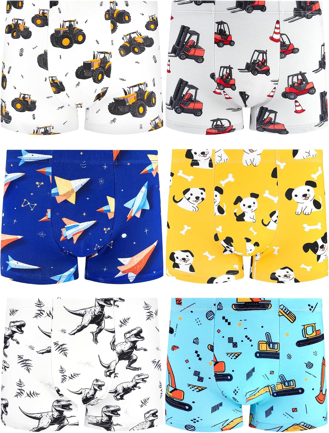 Detalle de BliBliTaTa Boys Boxer Briefs 6-Pack