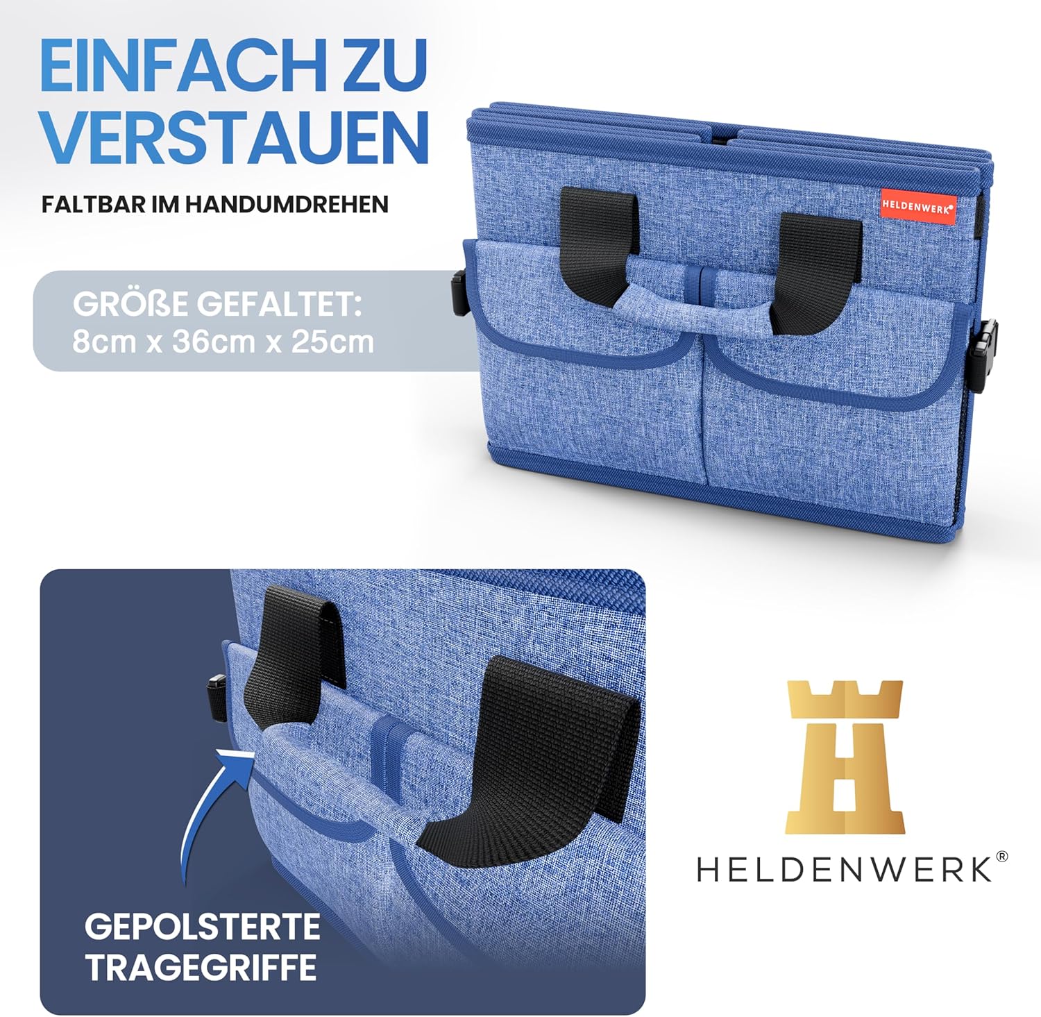 Thumbnail 4 de HELDENWERK Premium Kofferraum-Organizer