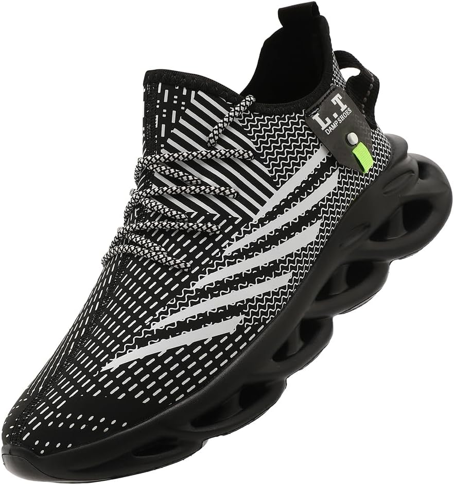 Detalle 2 de ZDFQLGV Modische lässige Fitness Laufschuhe – Herren, leicht, atmungsaktiv und rutschfest