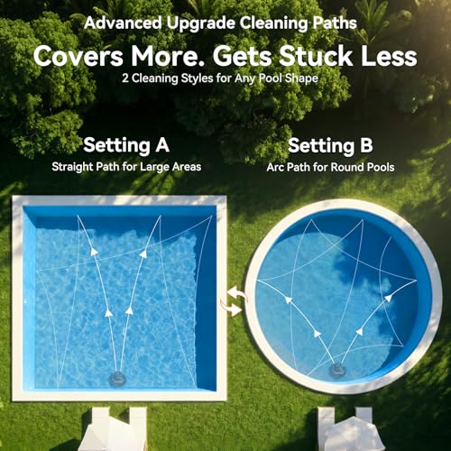 Detalle de CoasTeering Planet Robot Piscine sans Fil – Nettoyage autonome pour piscines jusqu’à 80 m²