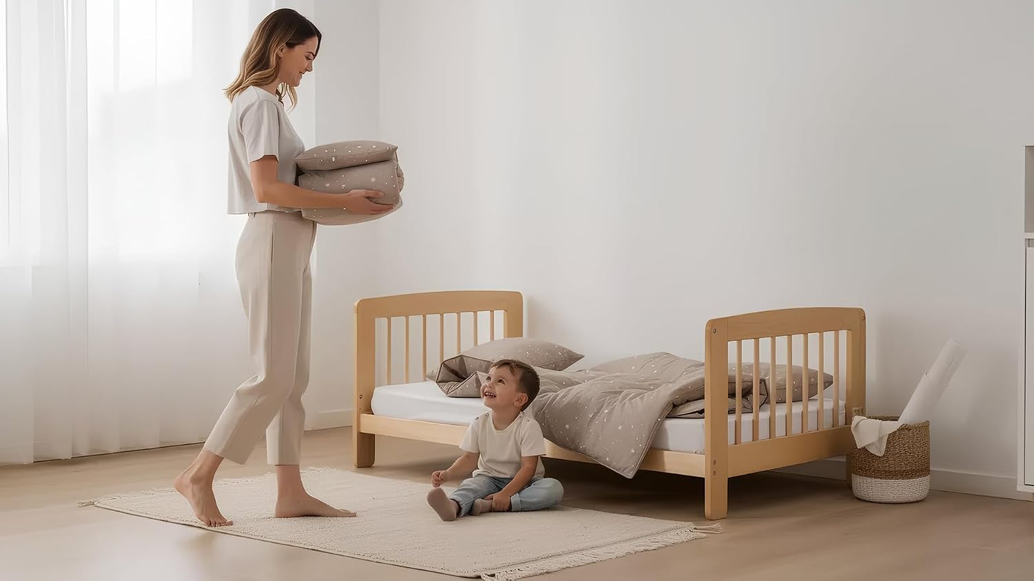 Thumbnail 6 de Totsy Baby babytäcke-set 80 × 80 cm med kudde 40 × 35 cm i bomull