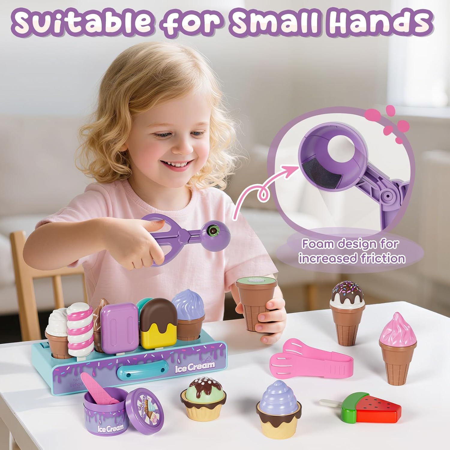 Detalle de Ice cream shop toy set for kids