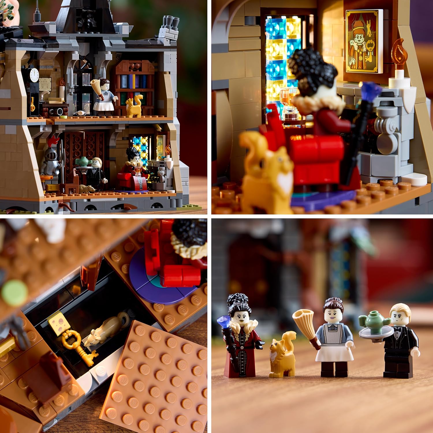 Detalle 2 de LEGO Icons 11383 Burgemeestershuis bouwset met 3 glow-in-the-dark-minifiguren