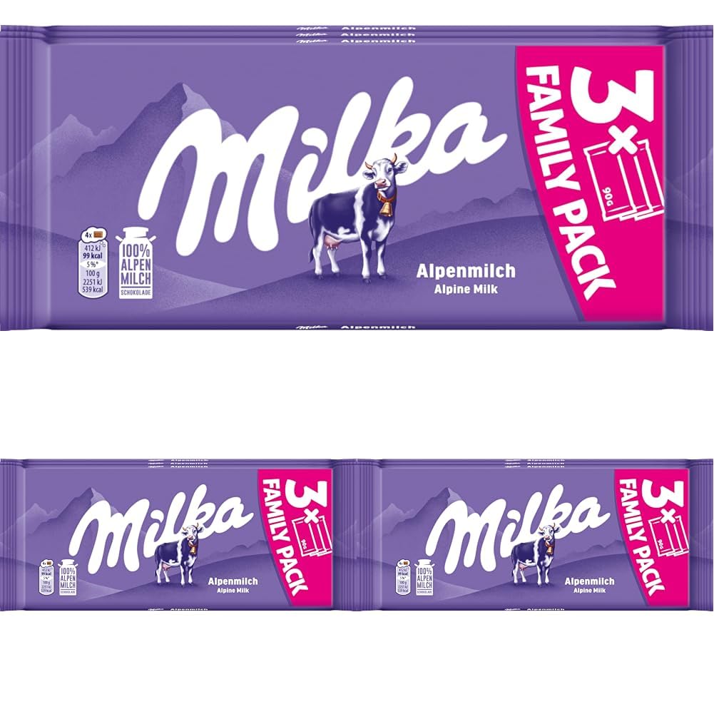 Thumbnail 5 de Milka Alpenmilch-Schokolade 25×90 g 🍫