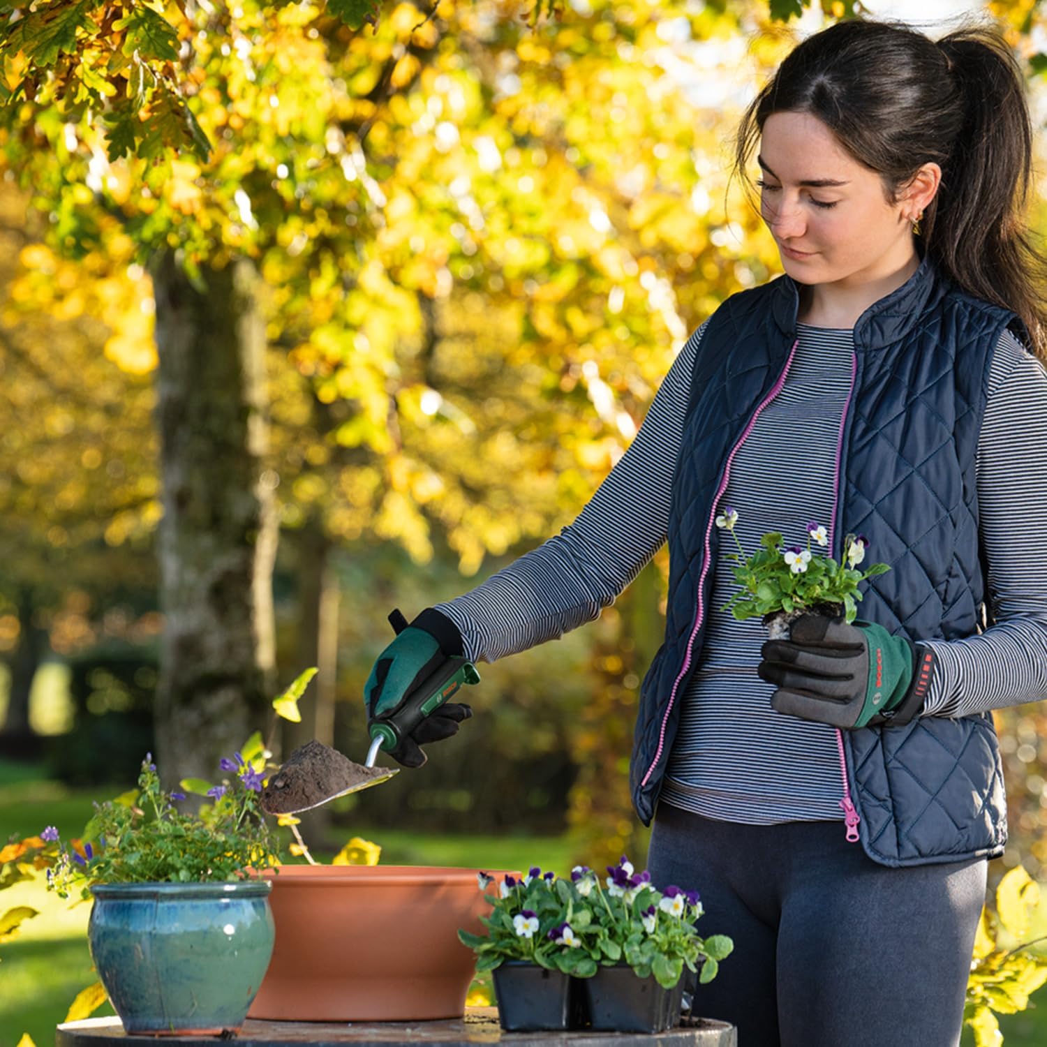 Thumbnail 3 de Bosch trapiantatore lungo manuale da giardino: pala ergonomica per scavare e diserbare